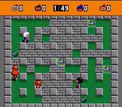 super bomberman game grid