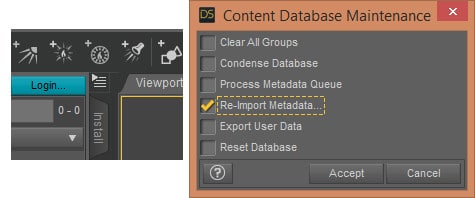 daz studio update metadata