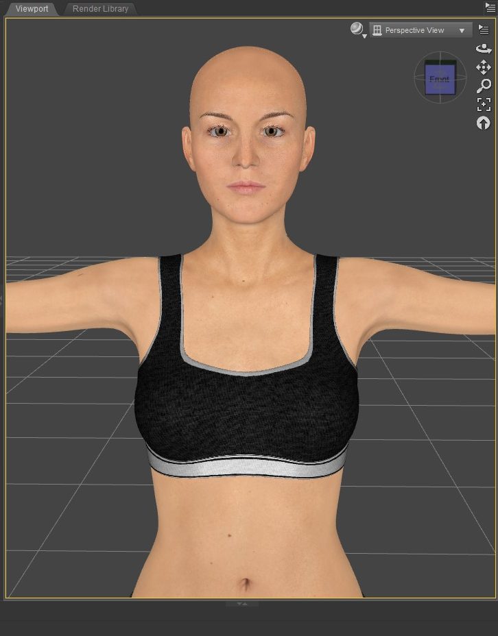 Default Texture. Daz Studio 3D model