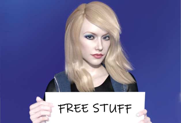 can i use daz 3d models for free