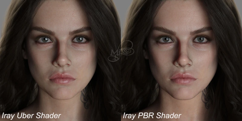 iray uber vs PBR